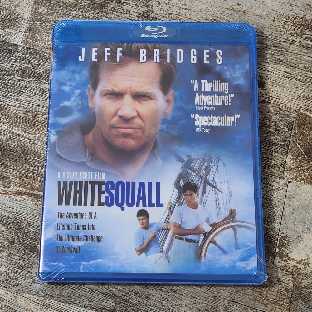 White Squall (Blu-ray Disc, 2012) Jeff Bridges Ridley Scott New Factory Sealed